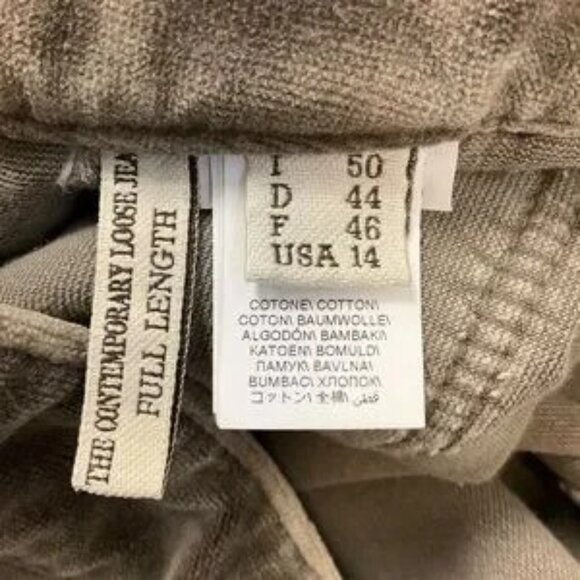 BRUNELLO CUCINELLI GREY MONILI BEAD EMBELLISHED CONTEMPORARY LOOSE FULL LENGTH V - Picture 5 of 7